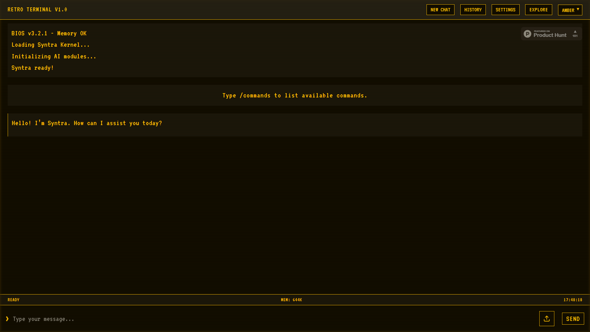 Amber Theme